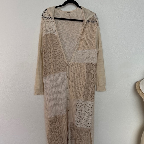 Free People Magic Dragon Patchwork Cardigan Sweater - Picture 10 of 11